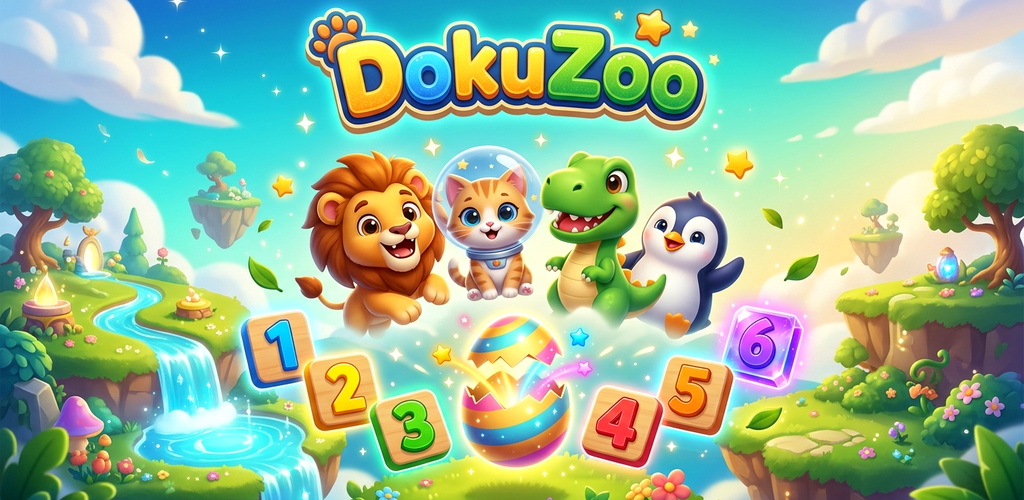 DokuZoo Game Preview Feature Graphic